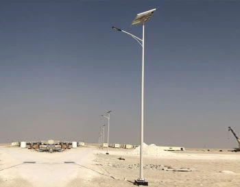 12M 100W Motion Sensor ไฟถนนพลังงานแสงอาทิตย์