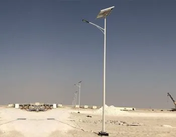 ไฟถนนพลังงานแสงอาทิตย์ 4M 12W ประหยัดพลังงาน